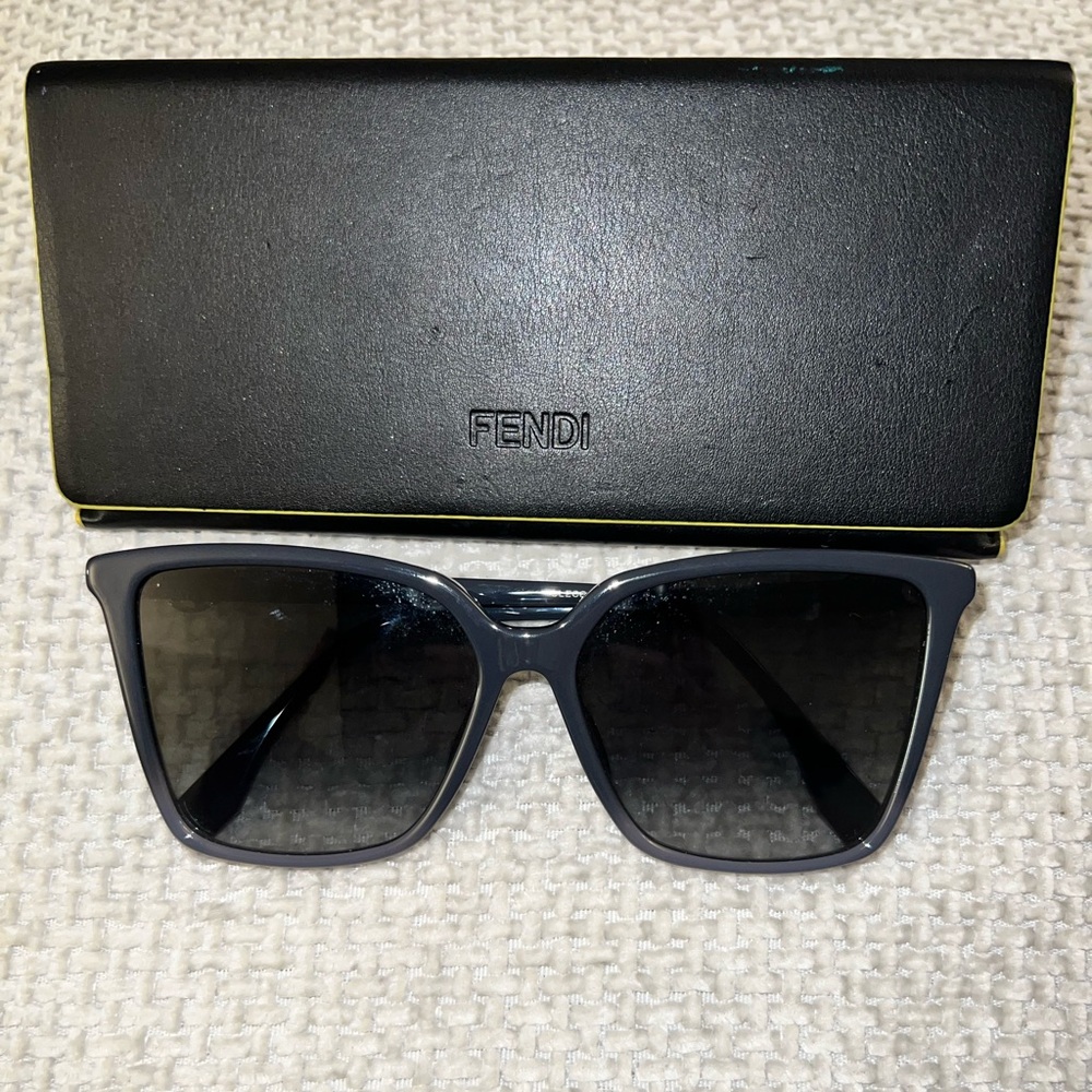 EUC Fendi Smoke Gradient Sunglasses